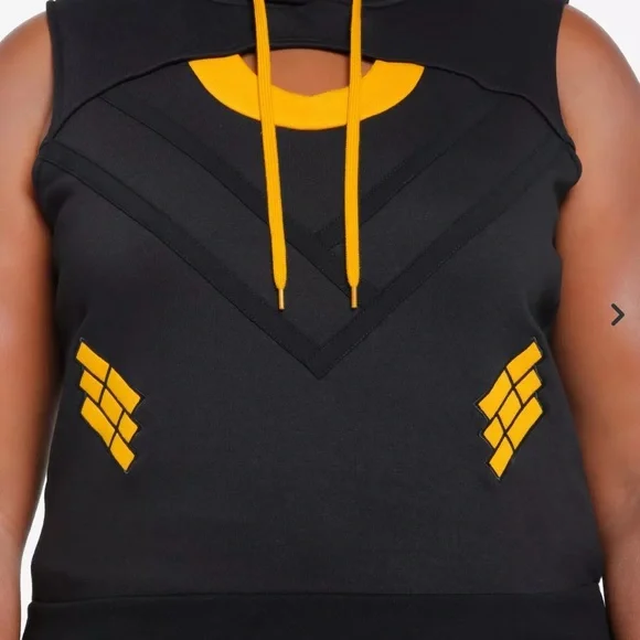 Her Universe Marvel Loki Sylvie Sleeveless Hoodie Plus - Picture 3 of 8